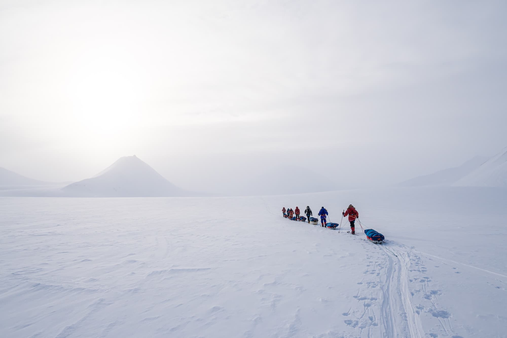 PolarExplorers expedition team at a polar latitude